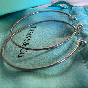 Tiffany Diamond Hoop Earrings